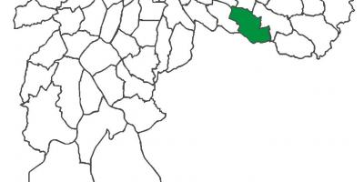 Karta över distriktet Sapopemba