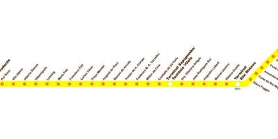 Karta över terminalen Sacomã Expresso Tiradentes
