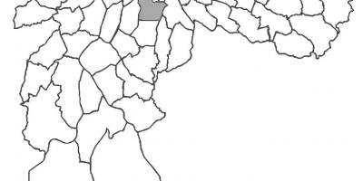 Karta över stadsdelen Vila Mariana