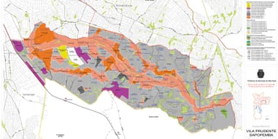 Karta Vila Prudente São Paulo - Ockupationen av mark